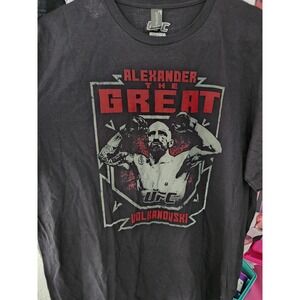 Alexander Volkanovski The Great UFC T Shirt Official Licensed Black Red Medium
